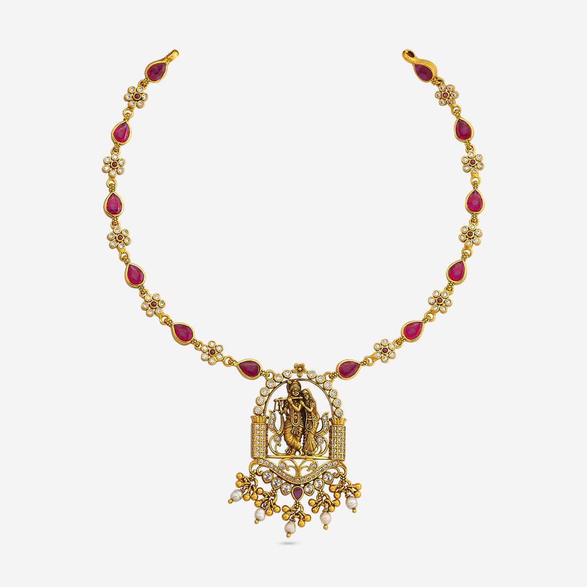 Temple Necklace Silver Temple Necklace 179655