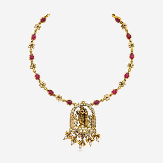 Temple Necklace Silver Temple Necklace 179655