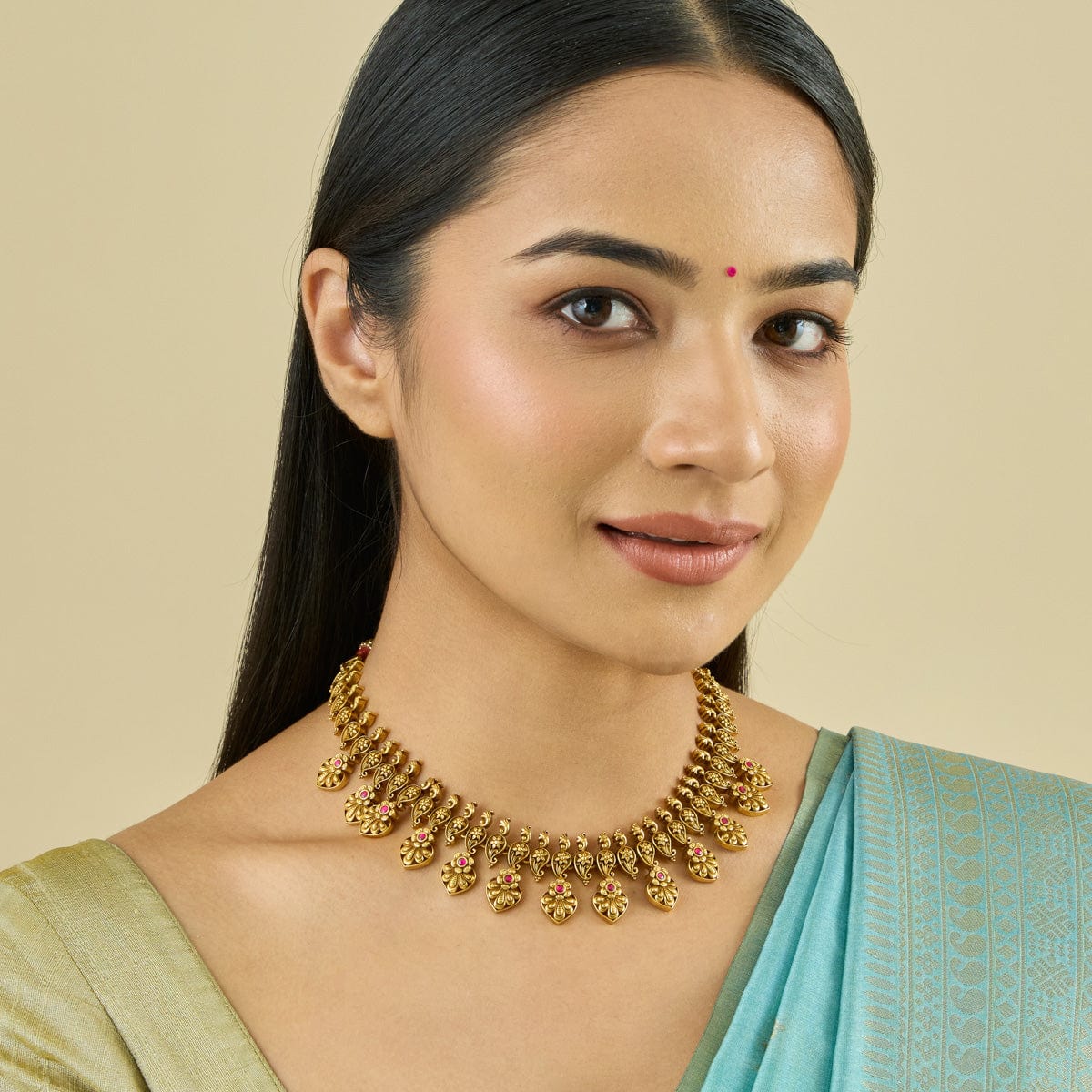 Temple Necklace Silver Temple Necklace 185373