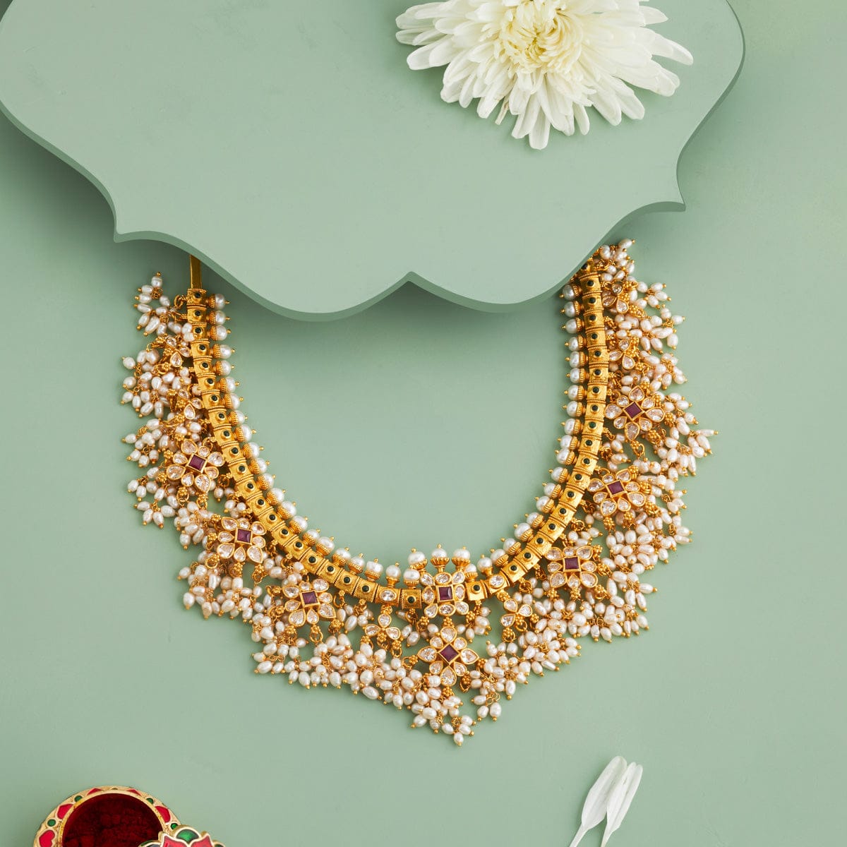 Temple Necklace Silver Temple Necklace 141411