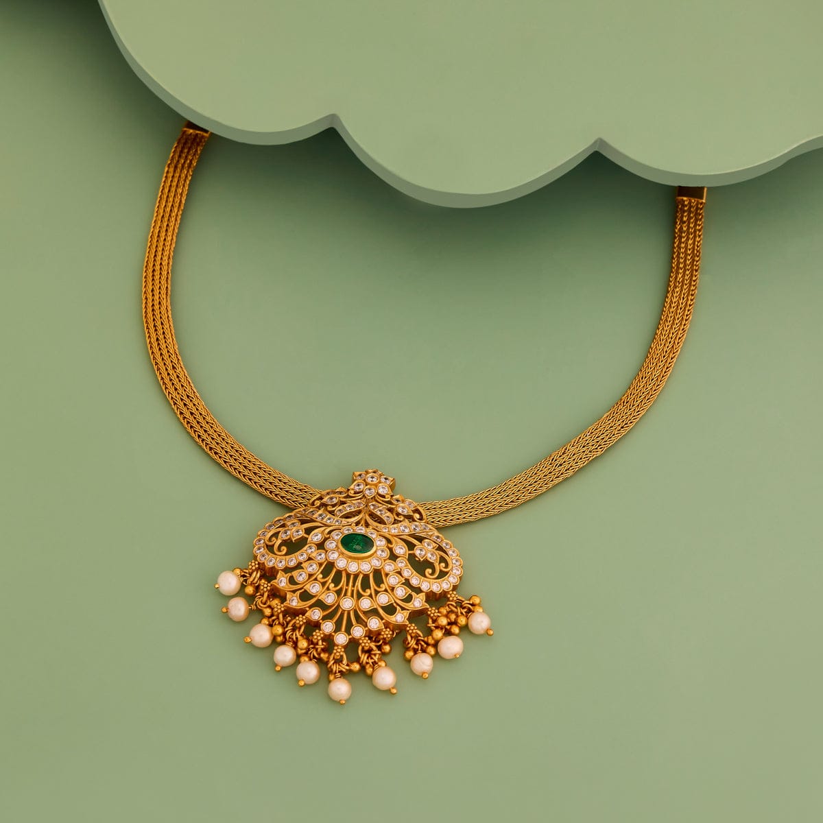 Temple Necklace Silver Temple Necklace 157021