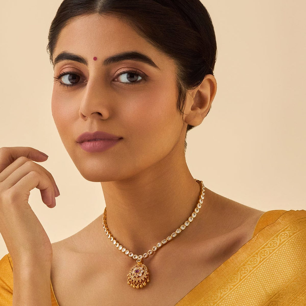 Temple Necklace Silver Temple Necklace 169956