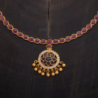 Temple Necklace Silver Temple Necklace 169956