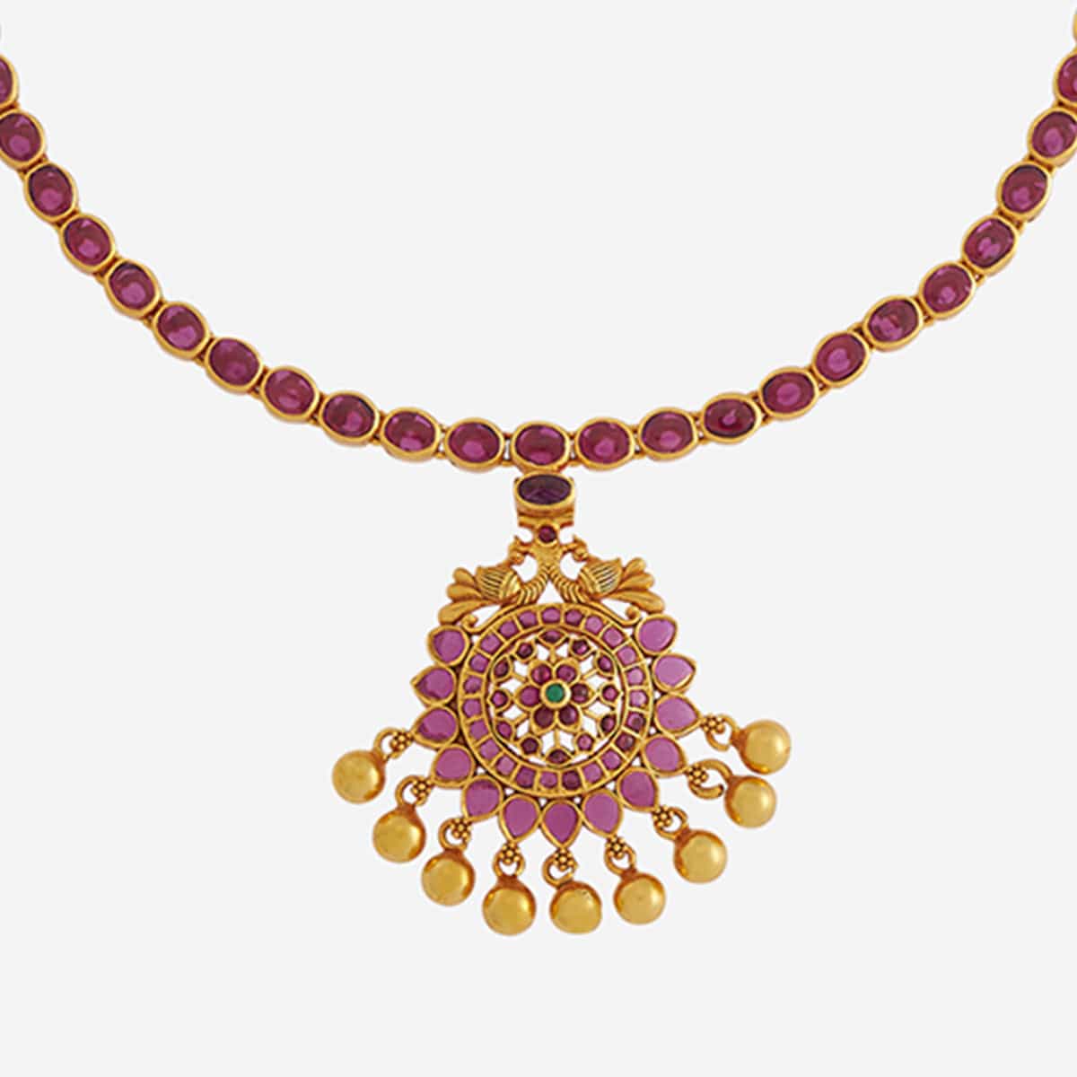 Temple Necklace Silver Temple Necklace 173303