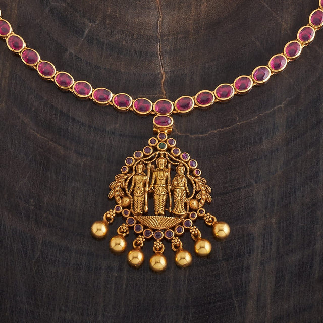 Temple Necklace Silver Temple Necklace 173308