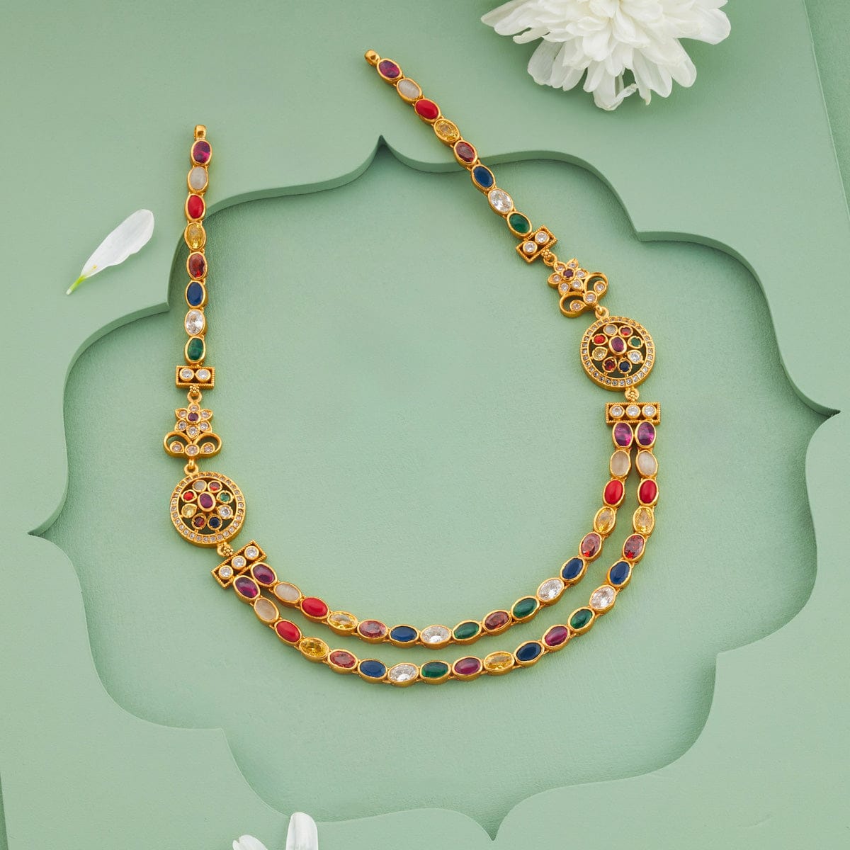 Temple Necklace Silver Temple Necklace 173313