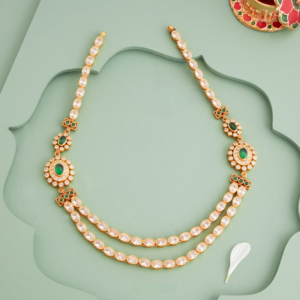 Temple Necklace Silver Temple Necklace 173869