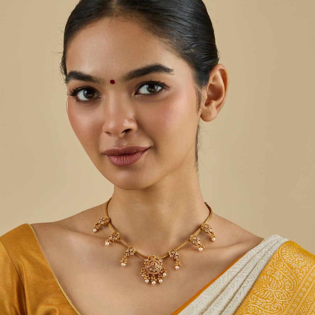 Temple Necklace Silver Temple Necklace 174242