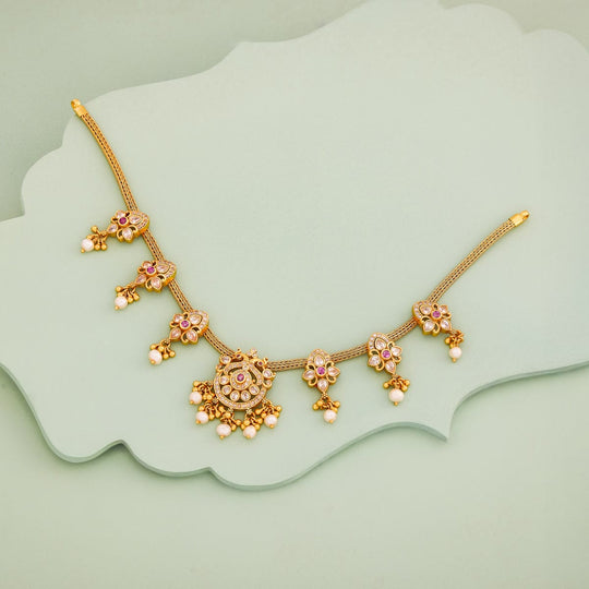 Temple Necklace Silver Temple Necklace 174242