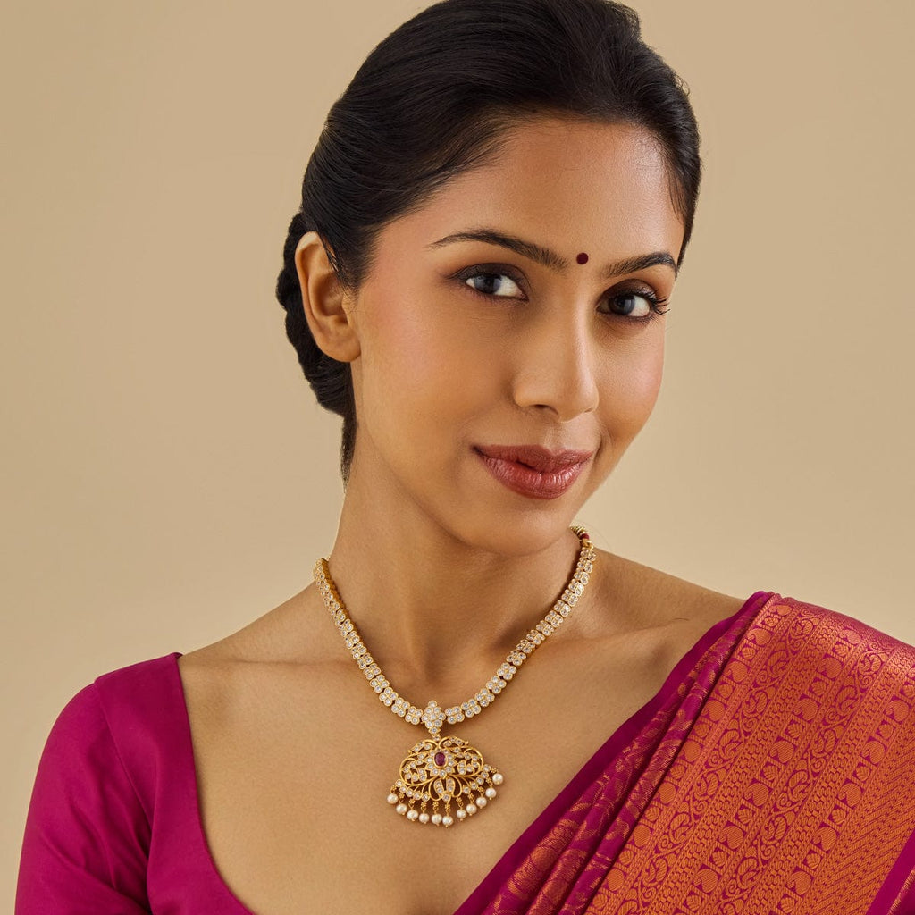 Temple Necklace Silver Temple Necklace 177315