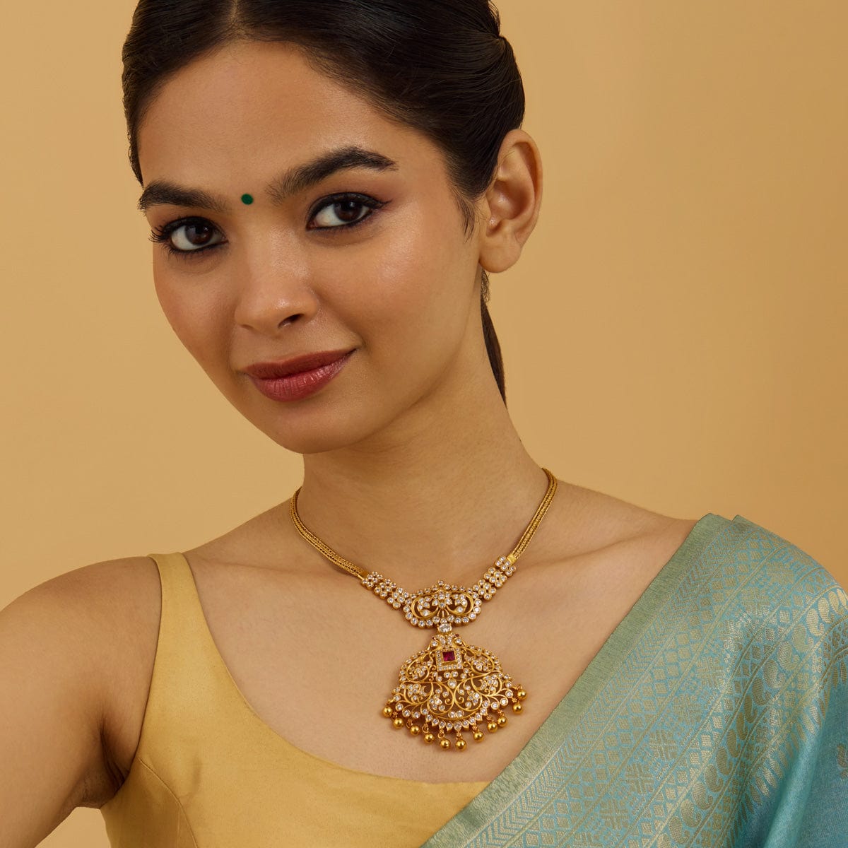 Temple Necklace Silver Temple Necklace 177334