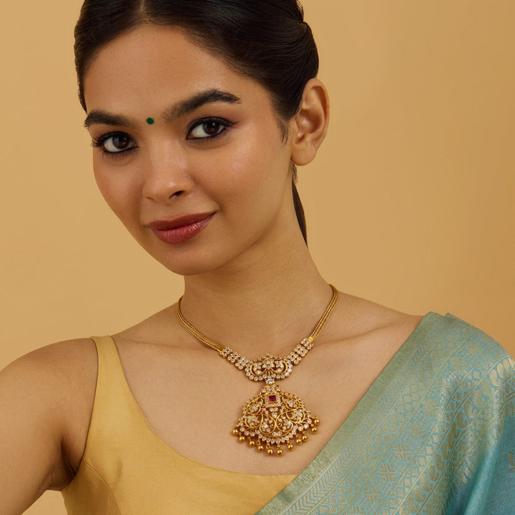 Temple Necklace Silver Temple Necklace 177334