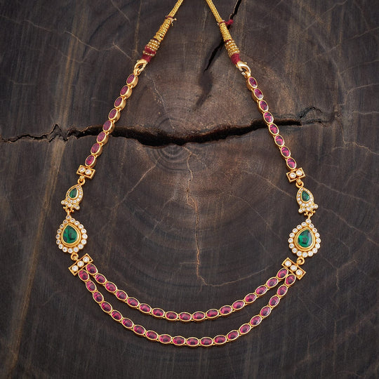 Temple Necklace Silver Temple Necklace 177348