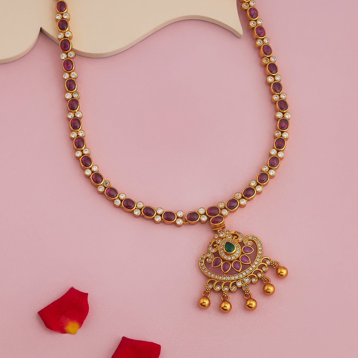 Temple Necklace Silver Temple Necklace 177530