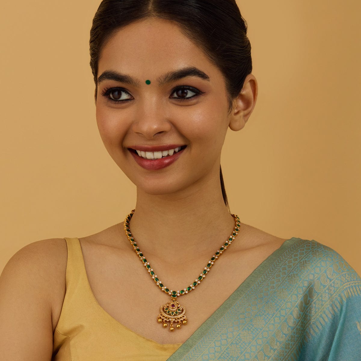 Temple Necklace Silver Temple Necklace 177530