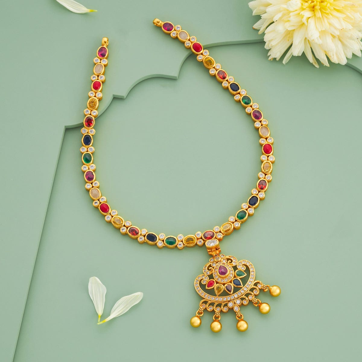 Temple Necklace Silver Temple Necklace 177530