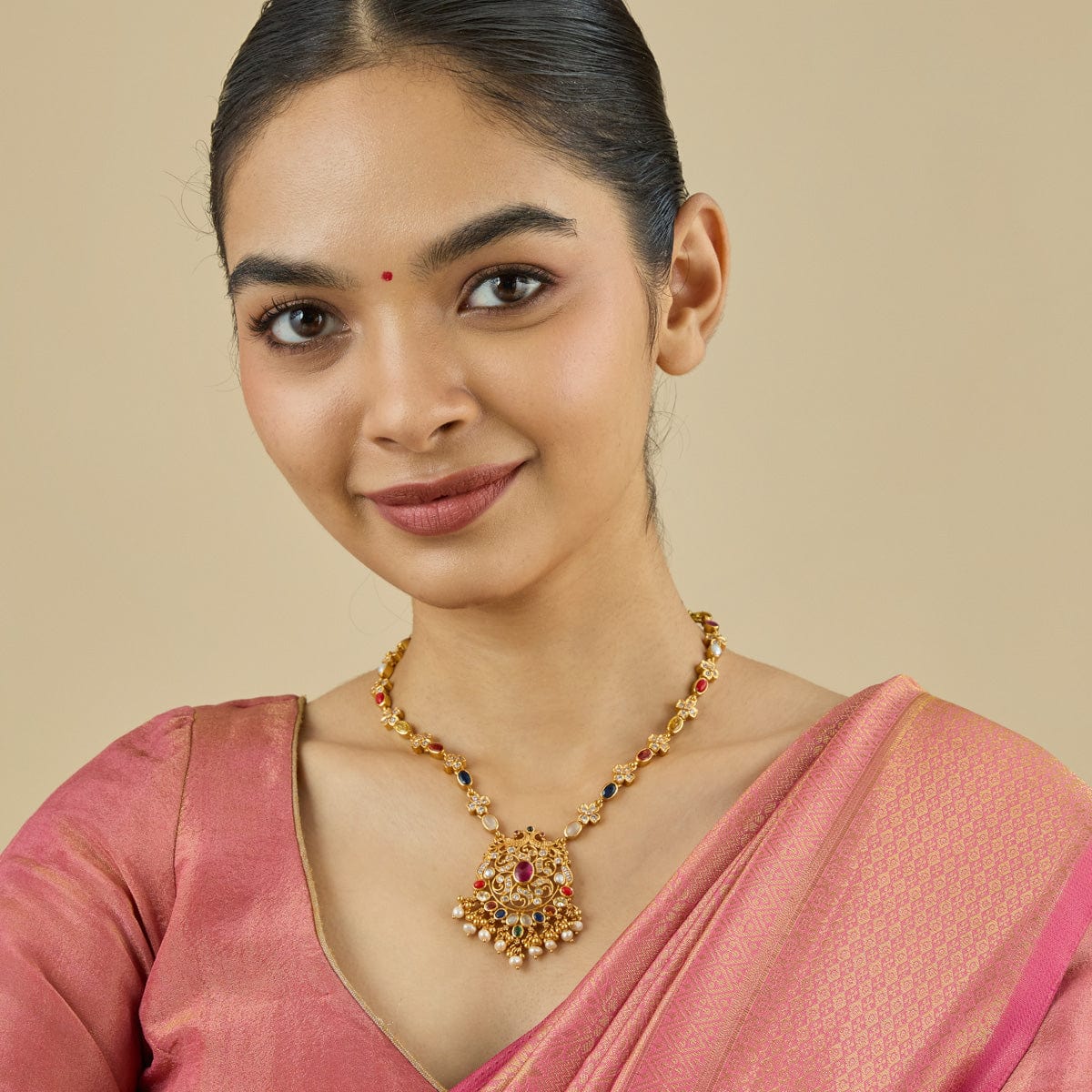 Temple Necklace Silver Temple Necklace 179639