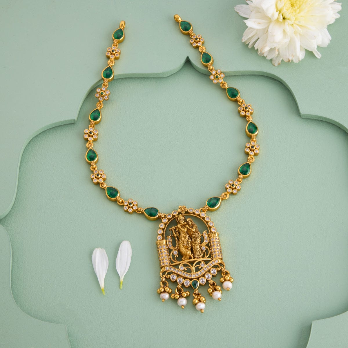 Temple Necklace Silver Temple Necklace 179655