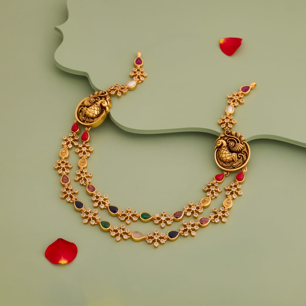 Temple Necklace Silver Temple Necklace 185421