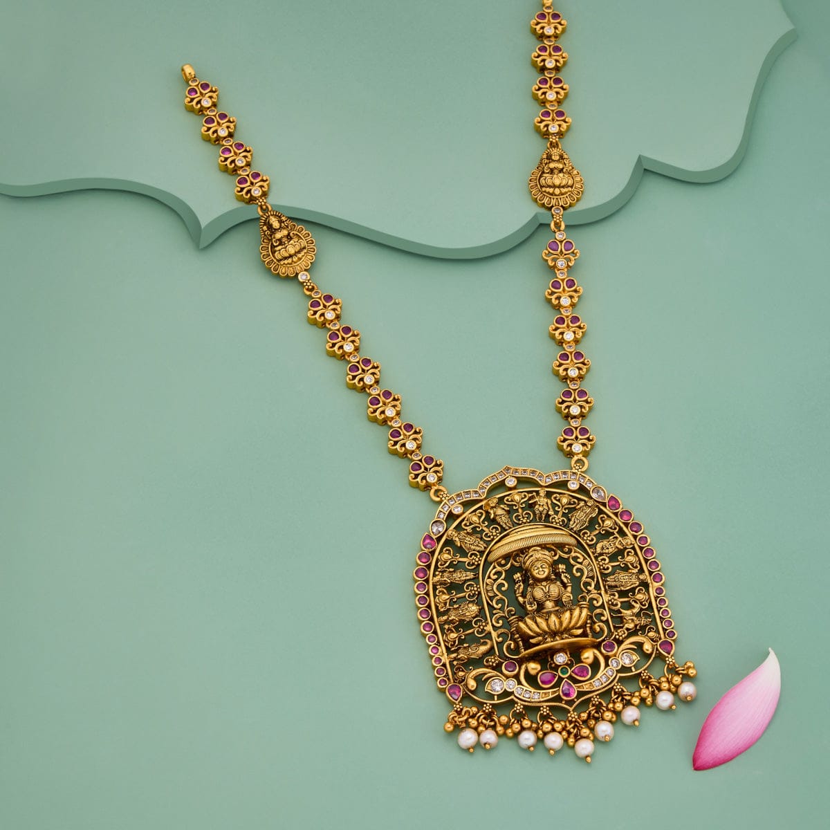 Temple Necklace Silver Temple Necklace 185429