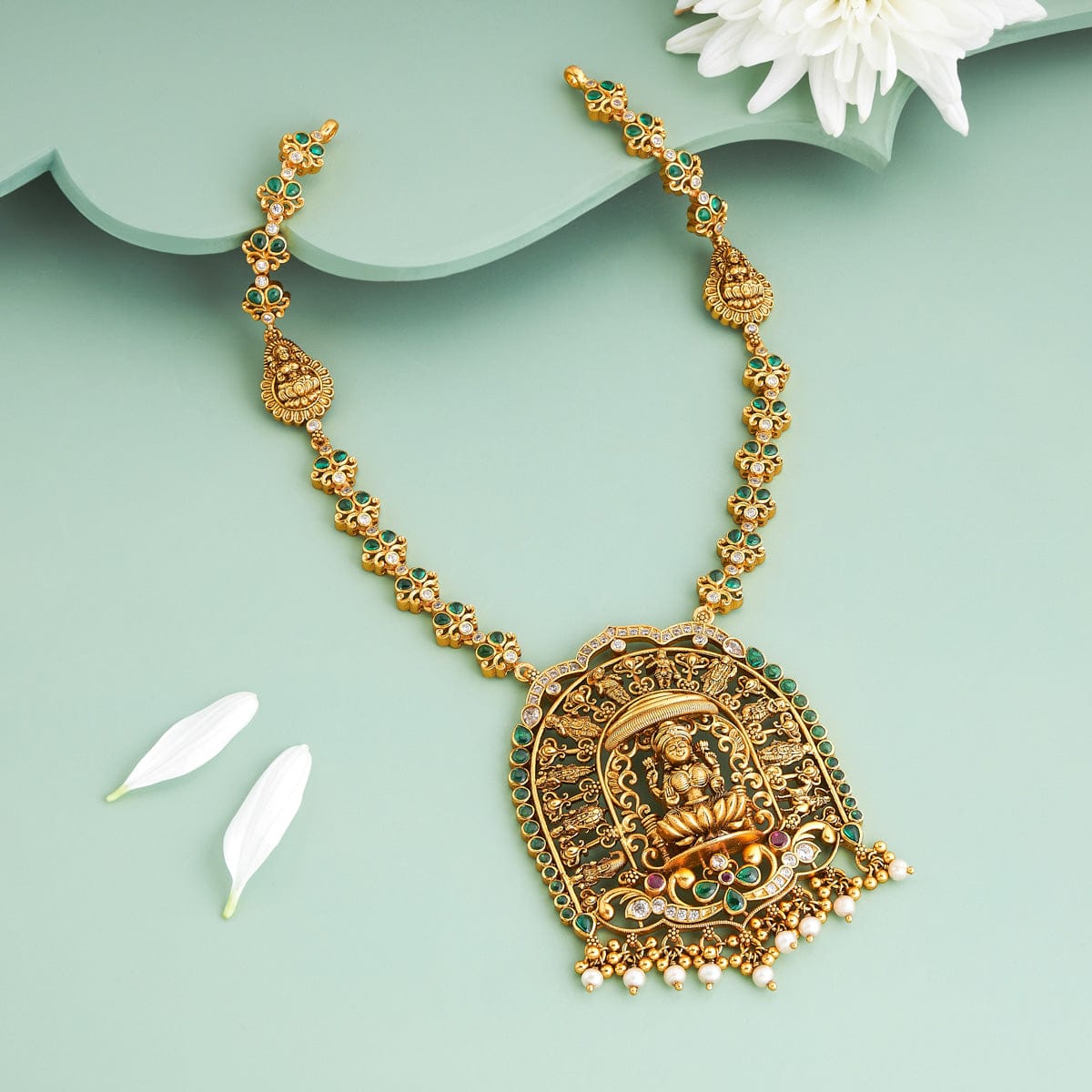 Temple Necklace Silver Temple Necklace 185429