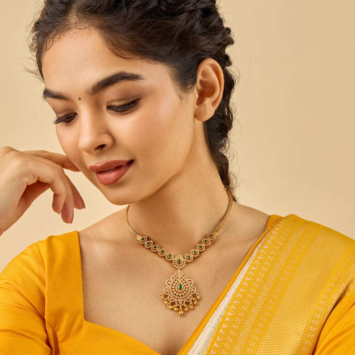 Temple Necklace Silver Temple Necklace 186476