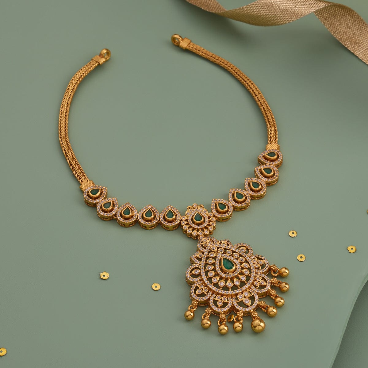 Temple Necklace Silver Temple Necklace 186476