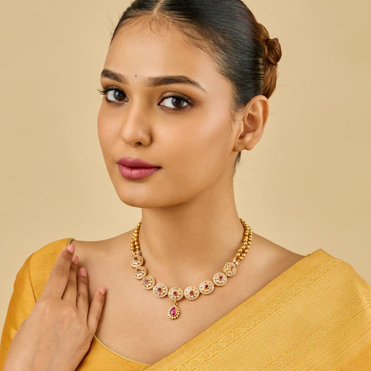 Temple Necklace Silver Temple Necklace 186478