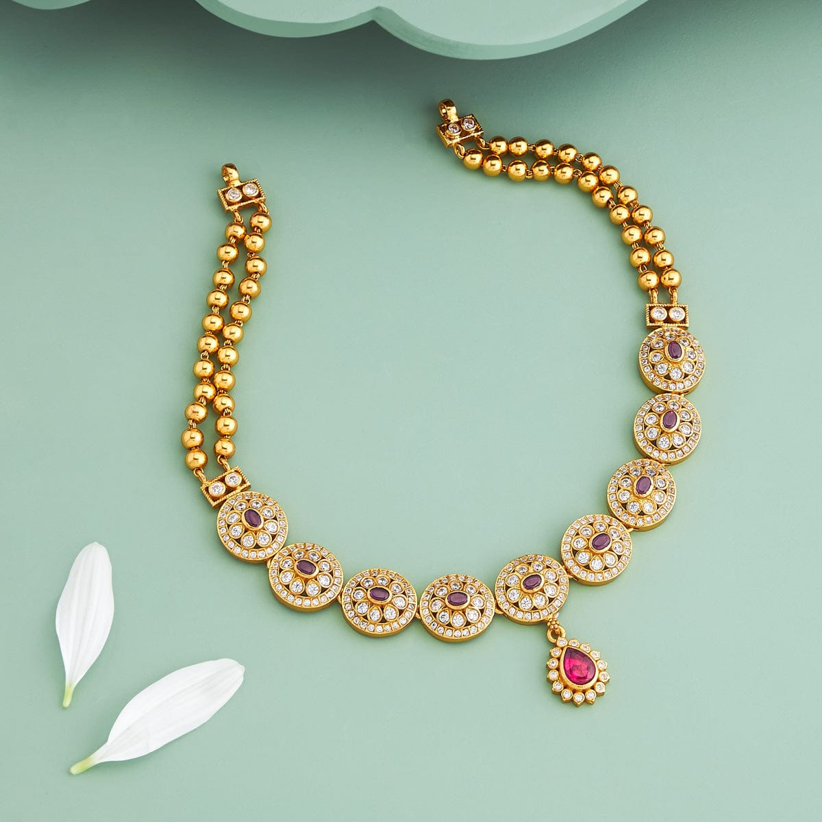 Temple Necklace Silver Temple Necklace 186478