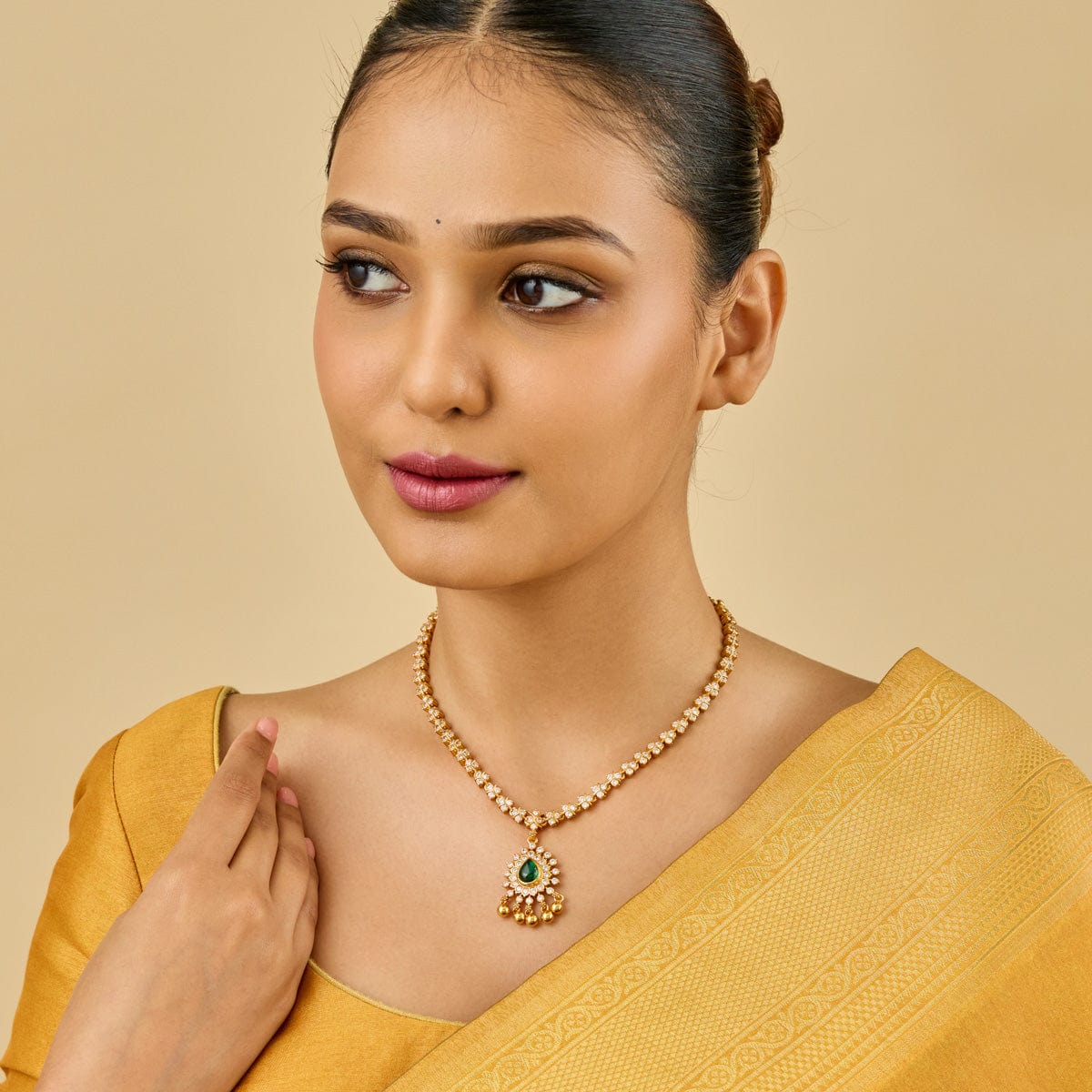 Temple Necklace Silver Temple Necklace 186479