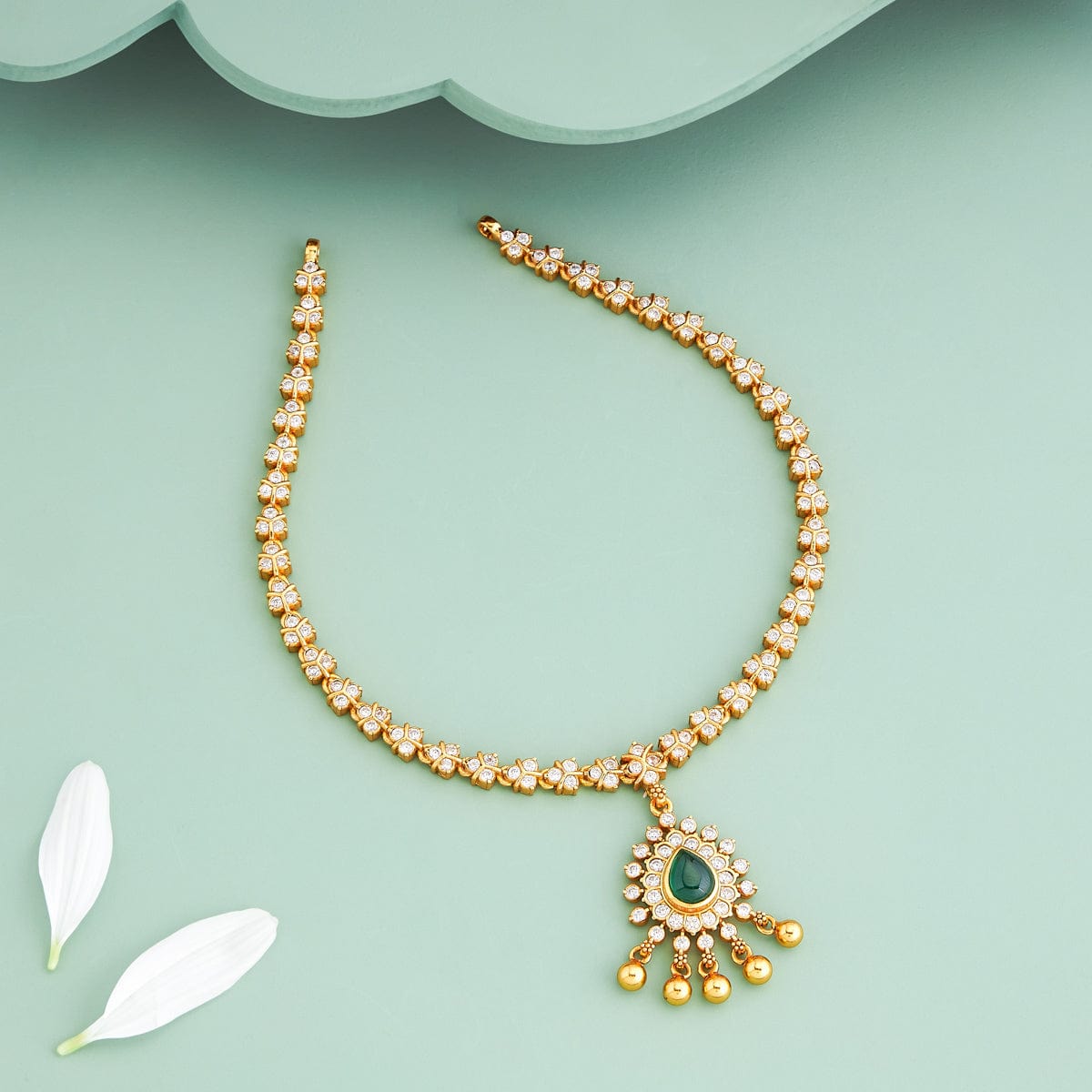 Temple Necklace Silver Temple Necklace 186479