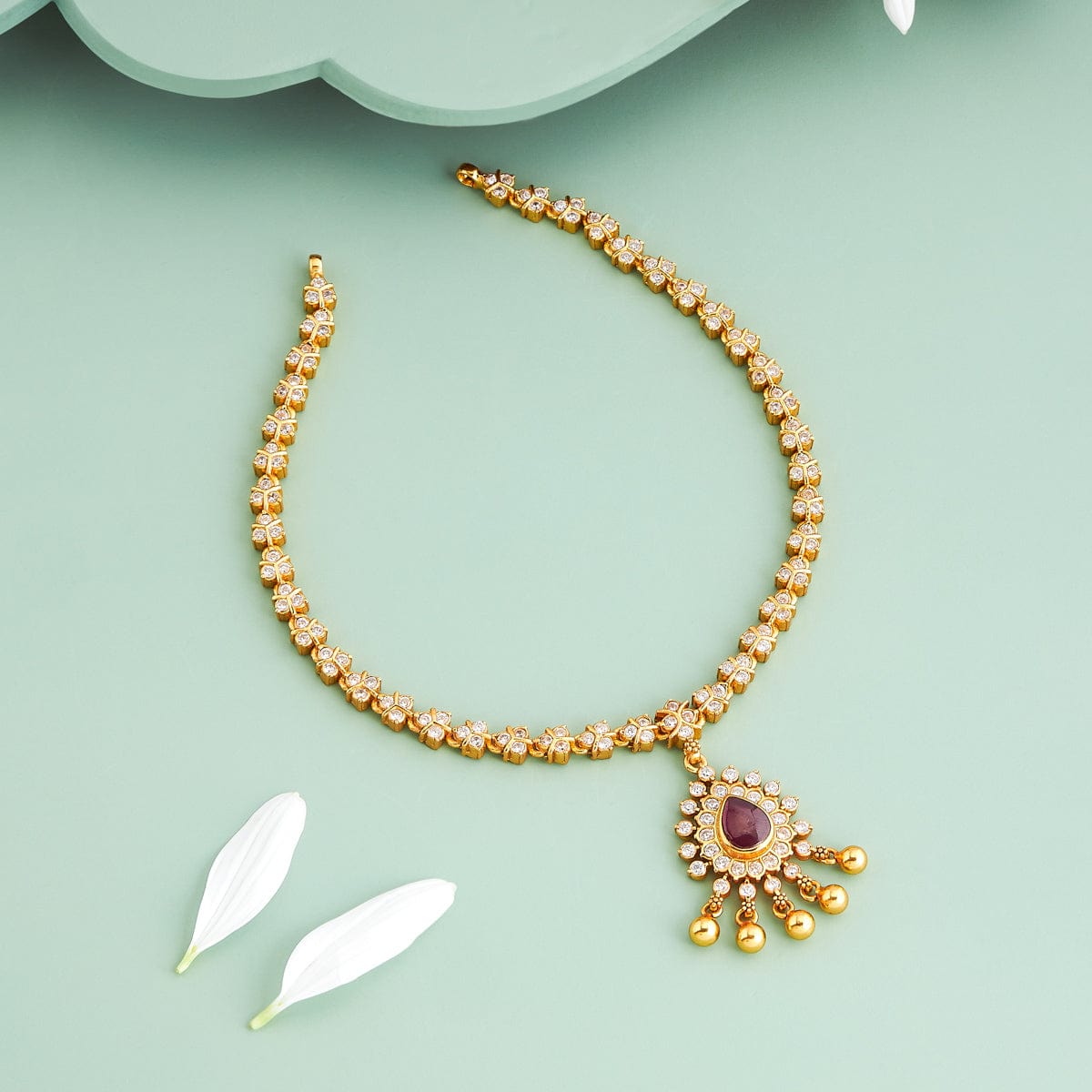 Temple Necklace Silver Temple Necklace 186479