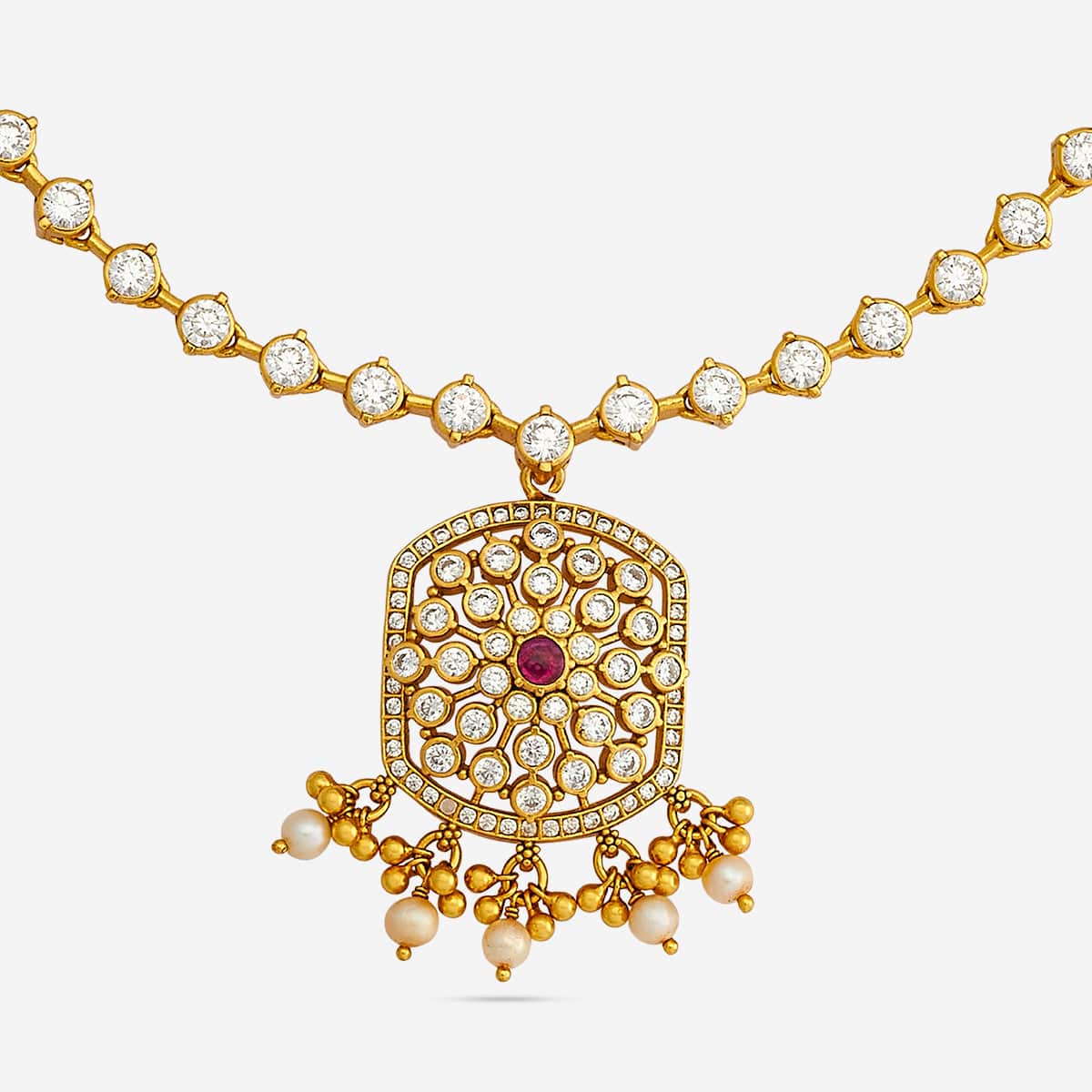 Temple Necklace Silver Temple Necklace 186480