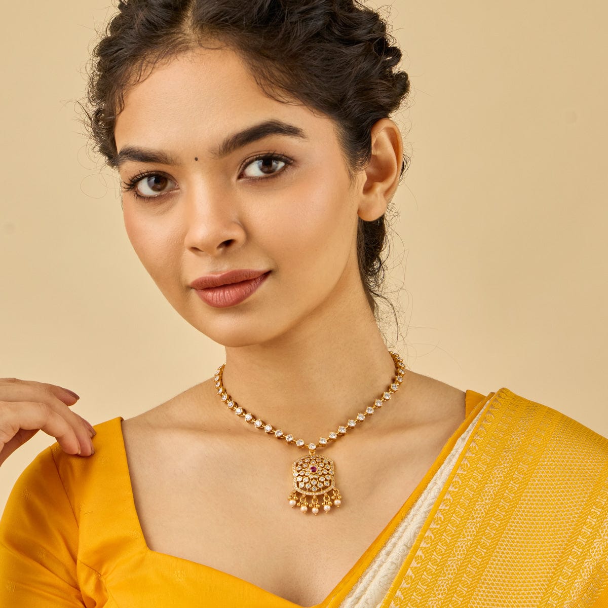 Temple Necklace Silver Temple Necklace 186480