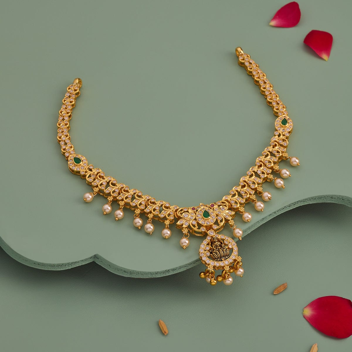 Temple Necklace Silver Temple Necklace 186589