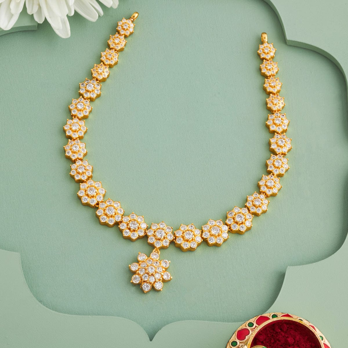 Temple Necklace Silver Temple Necklace 190544