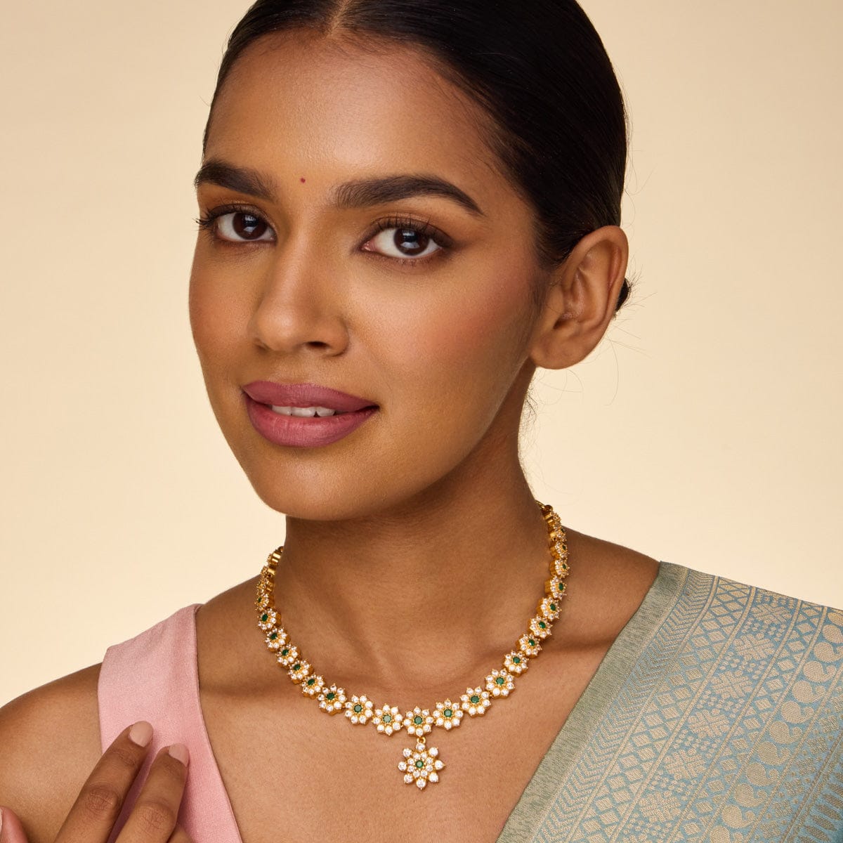 Temple Necklace Silver Temple Necklace 190544