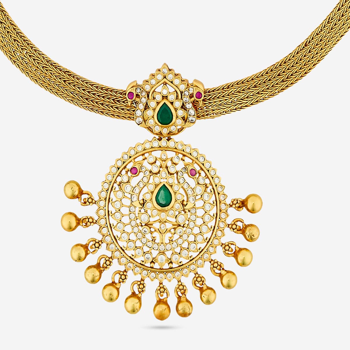 Temple Necklace Silver Temple Necklace 190603