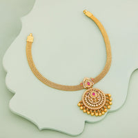 Temple Necklace Silver Temple Necklace 190603