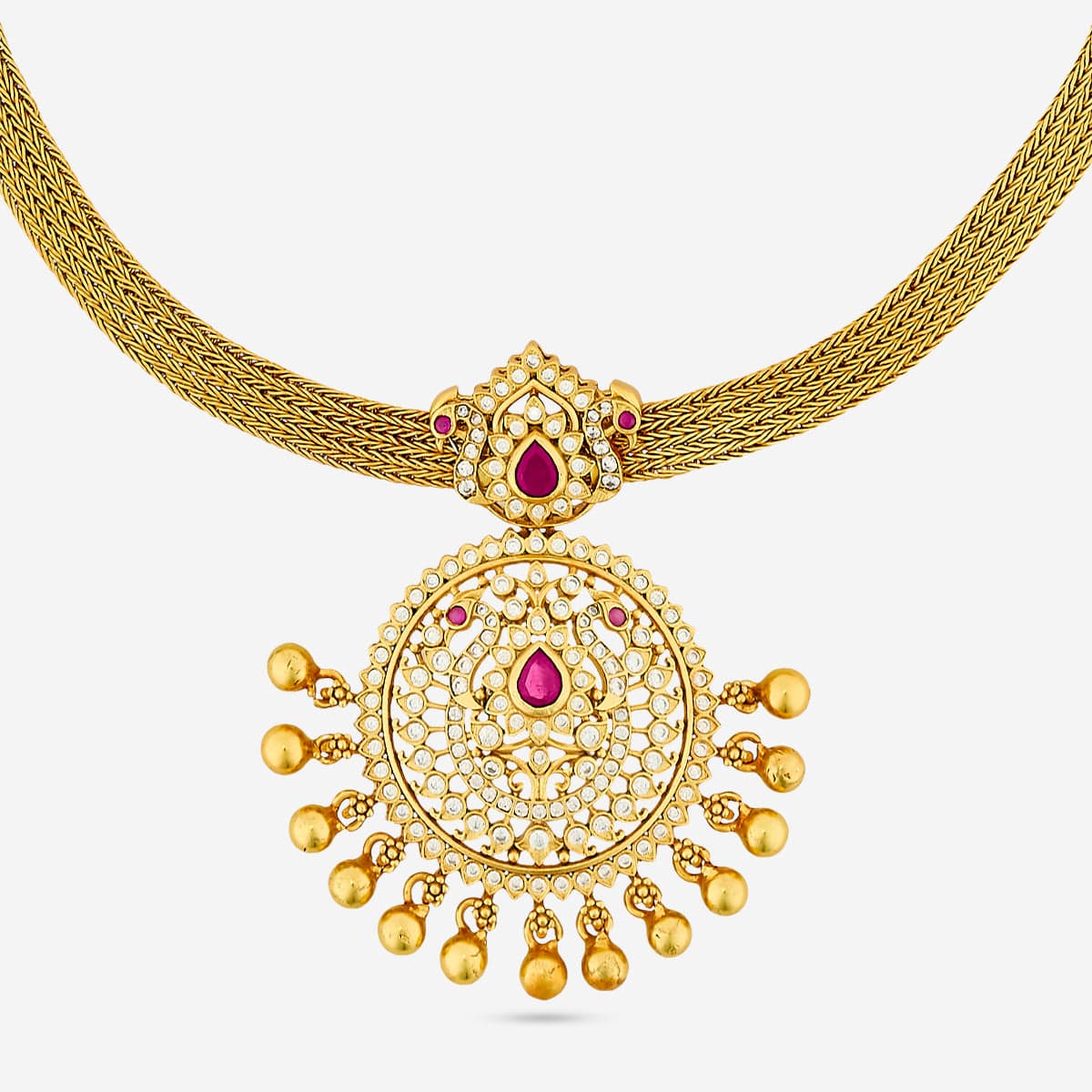 Temple Necklace Silver Temple Necklace 190603