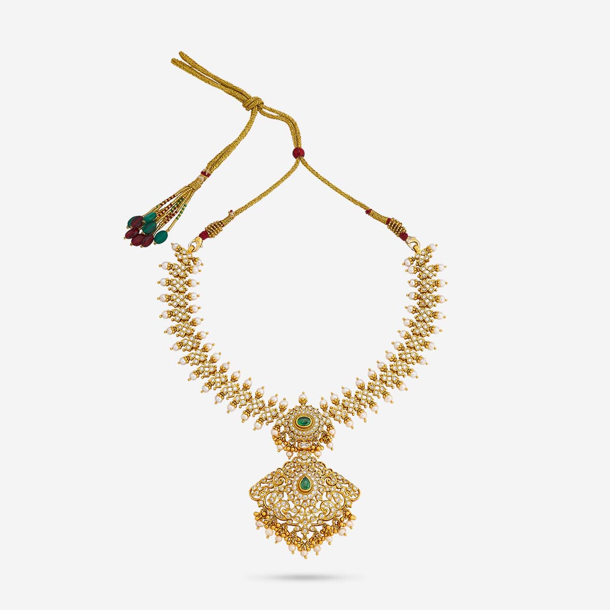 Temple Necklace Silver Temple Necklace 190611