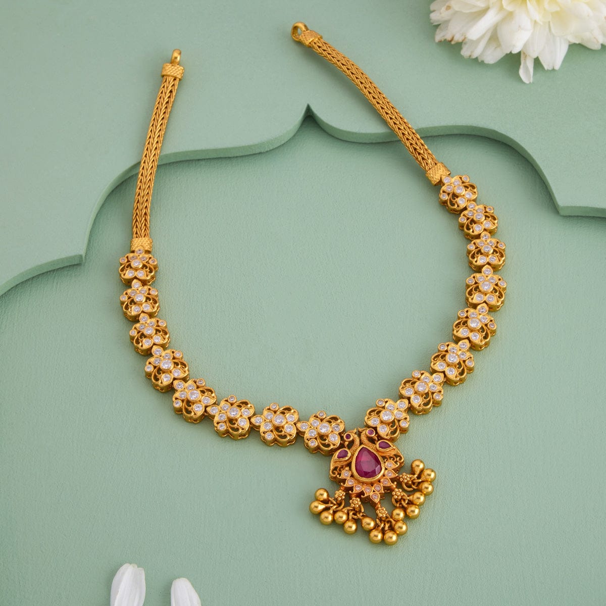 Temple Necklace Silver Temple Necklace 190612