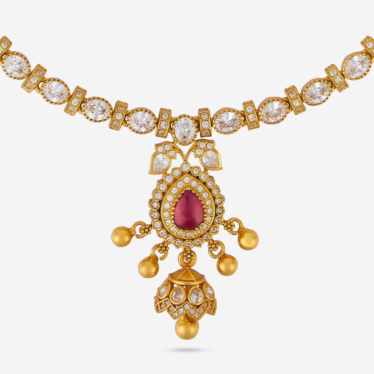 Temple Necklace Silver Temple Necklace 190615