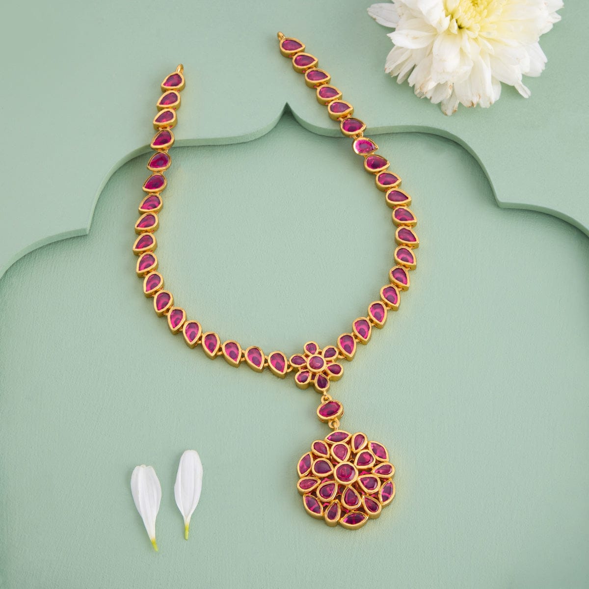 Temple Necklace Silver Temple Necklace 191014