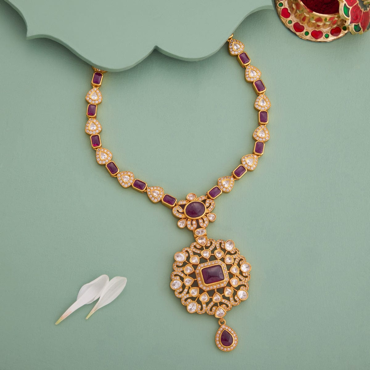 Temple Necklace Silver Temple Necklace 191816