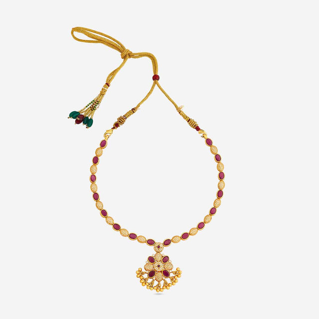 Temple Necklace Silver Temple Necklace 193854