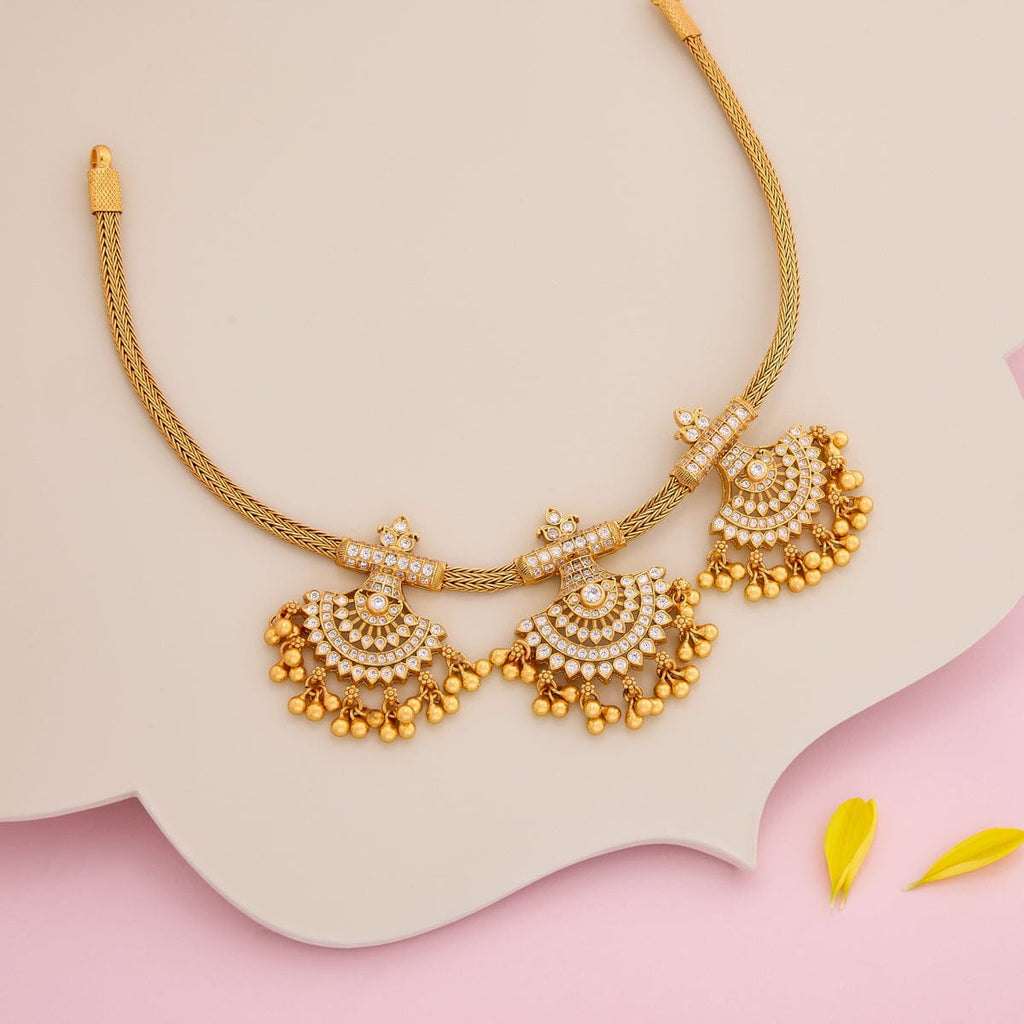 Temple Necklace Silver Temple Necklace 190606