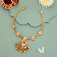 Temple Necklace Silver Temple Necklace 190617