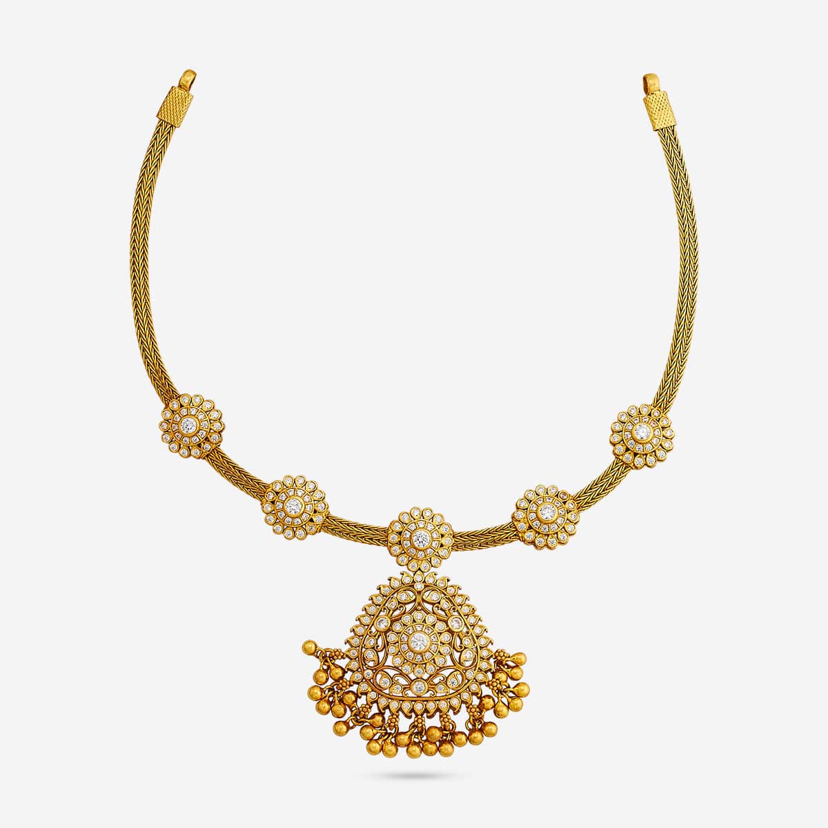 Temple Necklace Silver Temple Necklace 190617