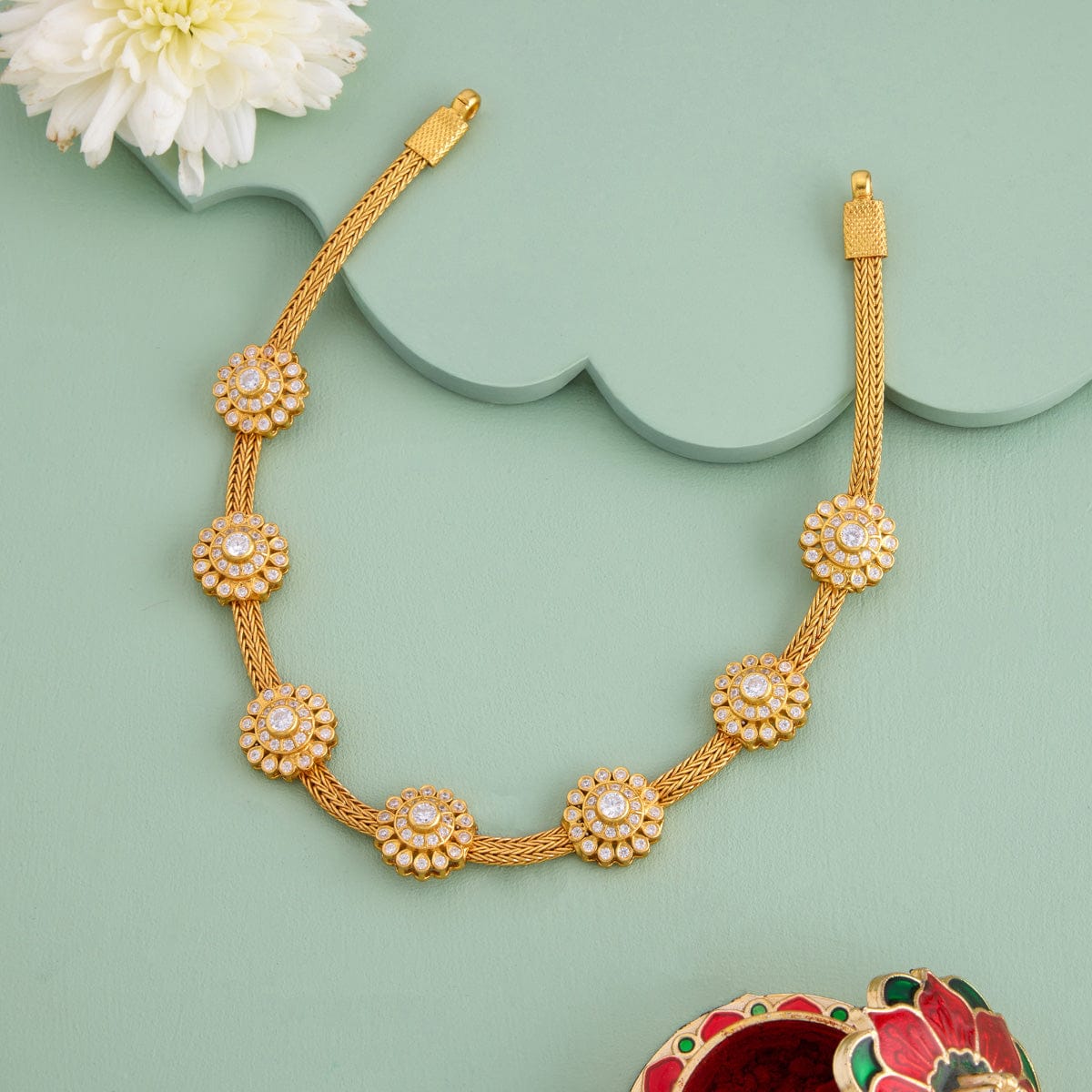 Temple Necklace Silver Temple Necklace 190618